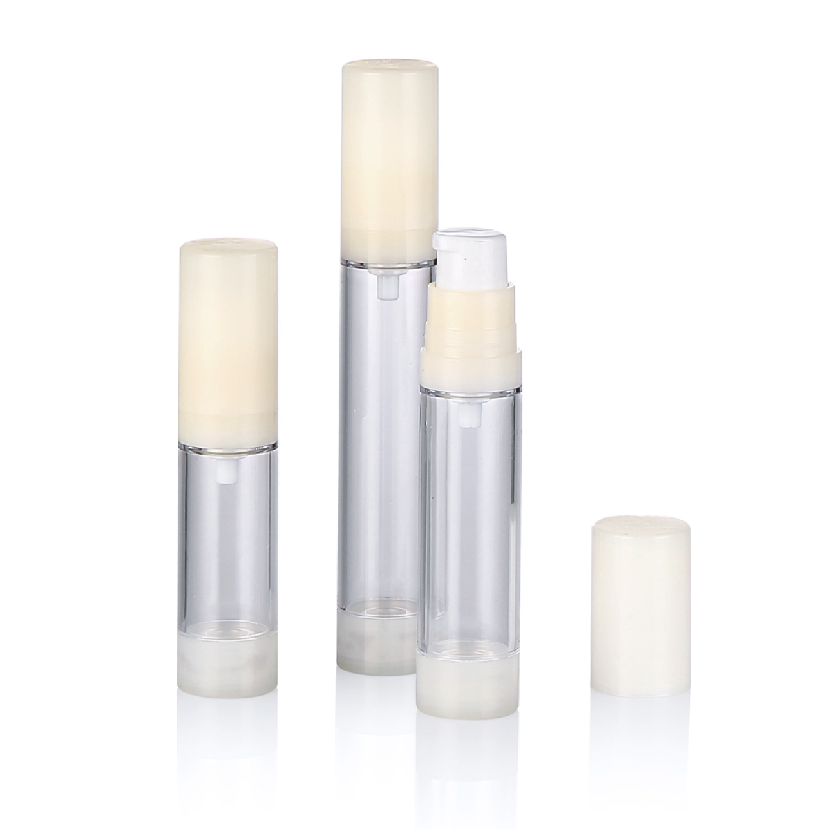 5 ml 10 ml 15 ml Plastová biela kozmetická plastová plastová z jemnej hmly Plastová fľaša L04