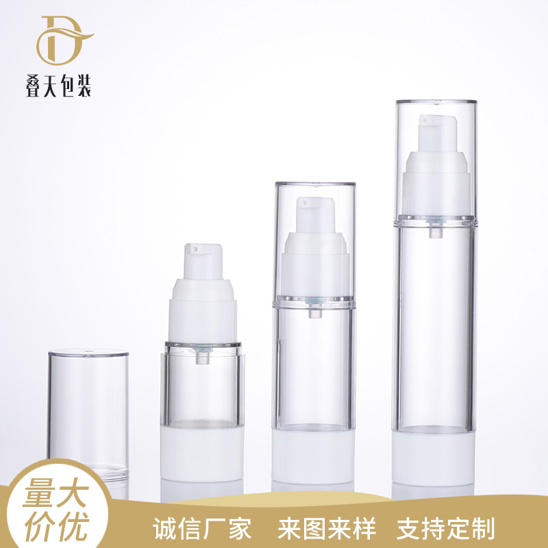 Lotion Sub Bottle 15 30 50 80 100 120 ml Cestovná voda dopĺňajúca fľaše na pleťové pleťové plech