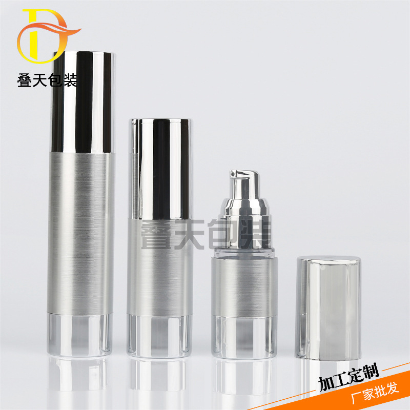 Split Bottle Liquid Foundation Press Lotion Bottle 15 30 50 ml cestovná vzorka vákuová fľaša