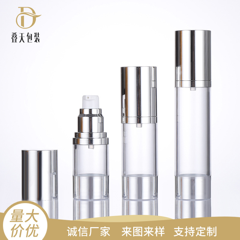 15 ml 30 ml 50 ml Lotion vákuum plastová fľaša kozmetika cestovná fľaša fľaša esencia fľaša
